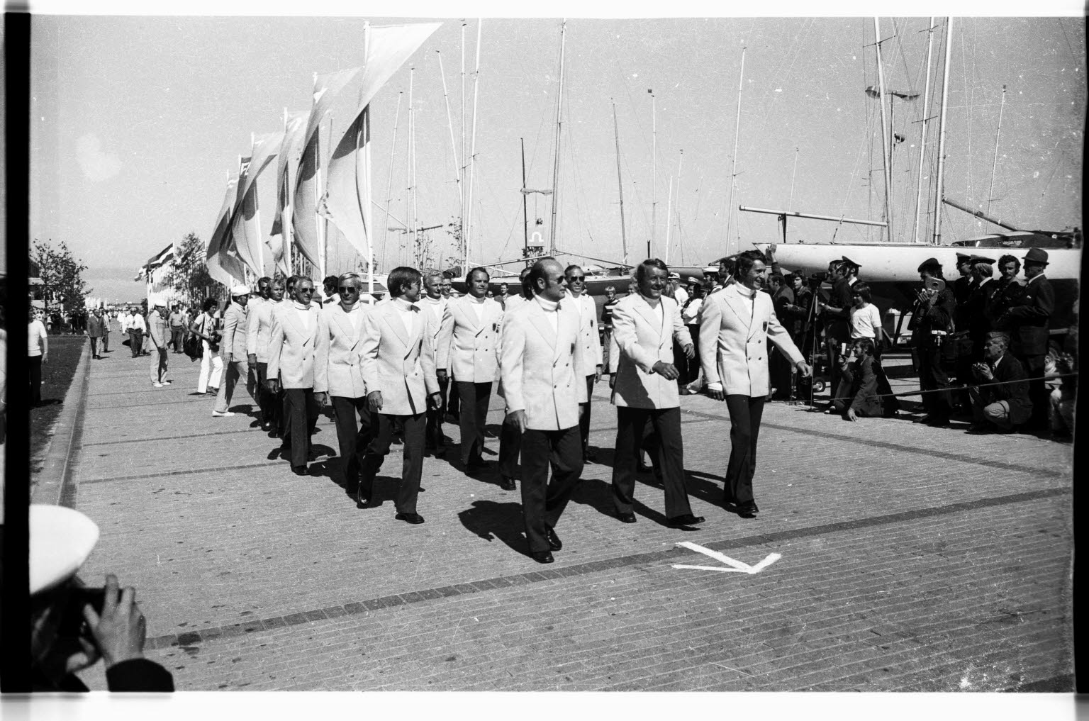 Eröffnungsfeier der Segelolympiade 1972 in Schilksee
